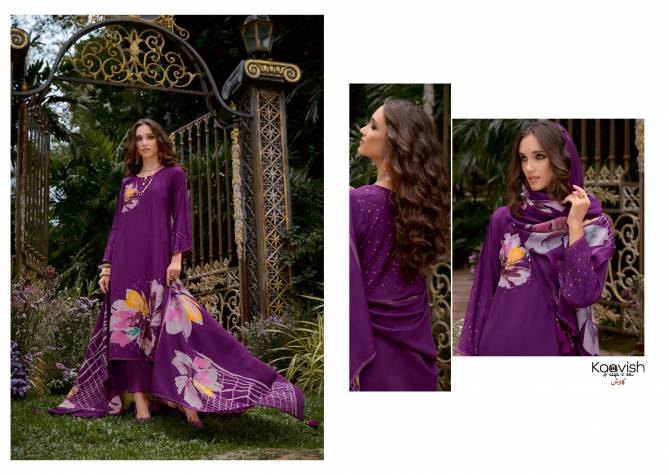 Shaheen By Kaavish Viscose Pashmina Printed Suits Wholesalers In Delhi